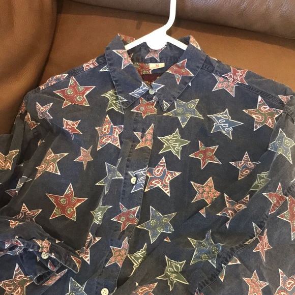 EUC Western-style Stars Pepe Jeans button down LS - Picture 3 of 8